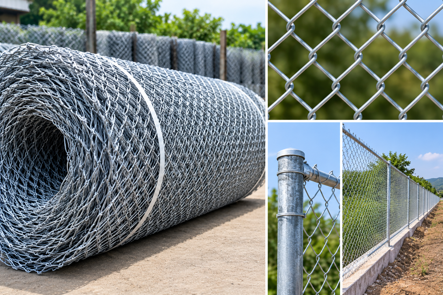 Galvanized Chain Link Fence